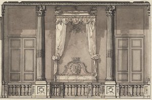 Sengealkove for Duc dOrléans, Palais Royal, Paris